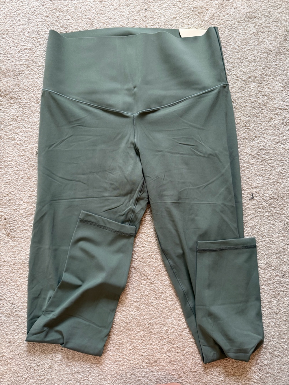 aerie High-Rise Olive Green Performance Leggings